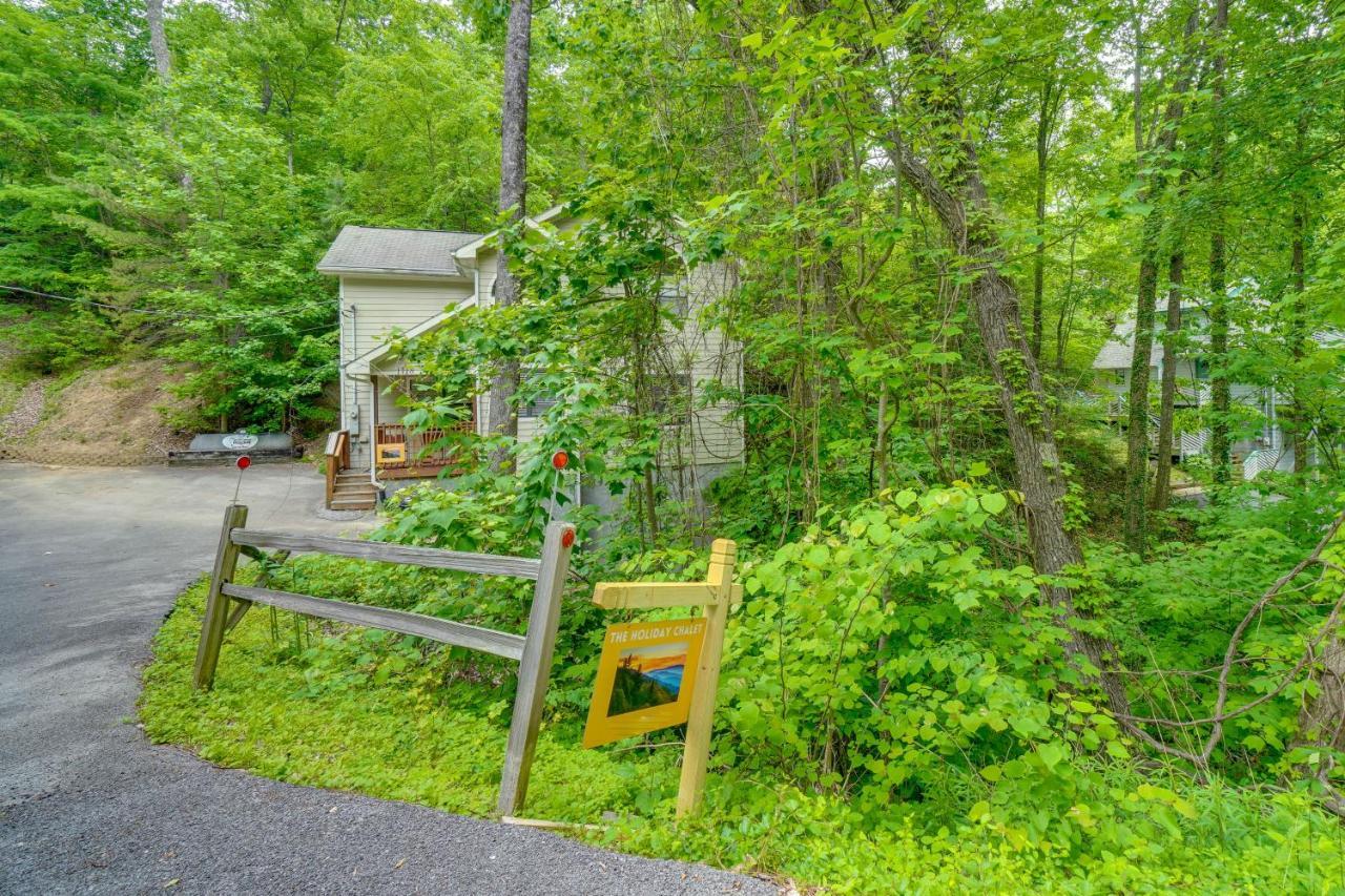 Gatlinburg Vacation Rental Balcony With Hot Tub! Bagian luar foto