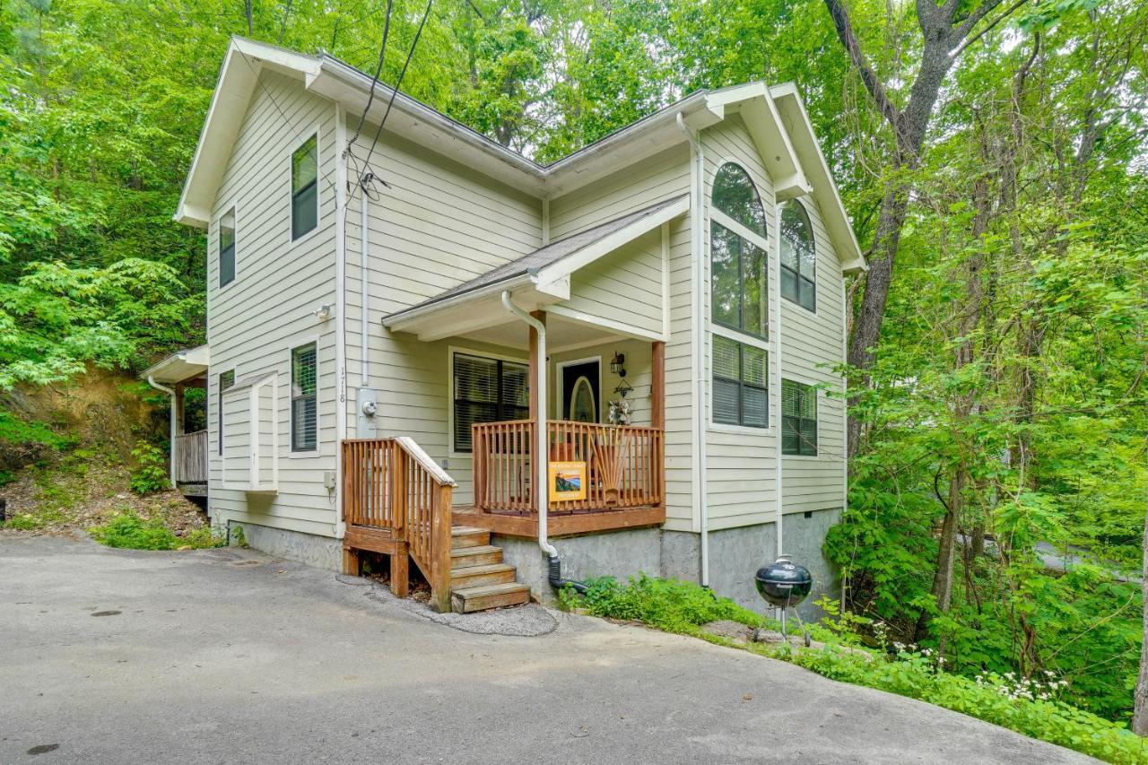 Gatlinburg Vacation Rental Balcony With Hot Tub! Bagian luar foto